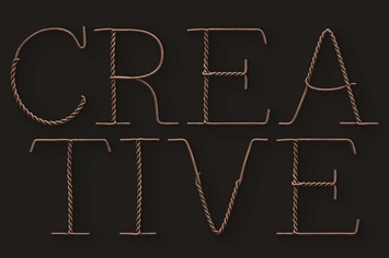 Vintage Wire - 3D Color SVG Font