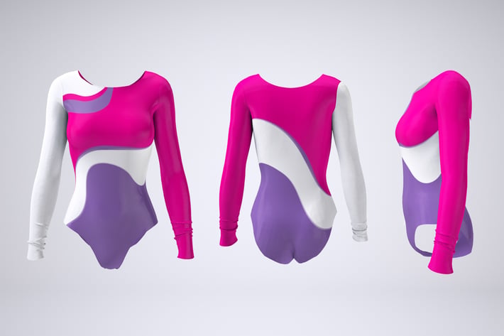 Leotard, Bodysuit or Unitard Mock-Up