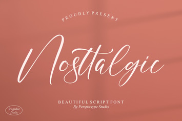 Nosttalgic Script Font