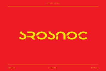 Srosnoc - Modern Display Typeface