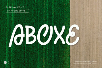 Aboxe - Display Font
