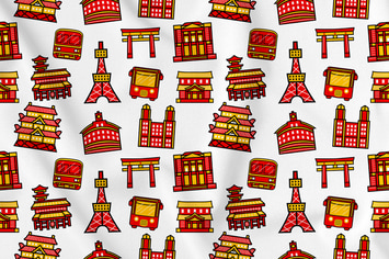 Tokyo City Seamless Pattern Vol. 1
