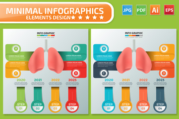 Lung Infographics Design