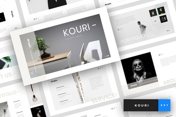 Kouri - Minimal Keynote Template