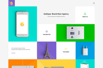 Galliope - Agency/Portfolio PSD Template