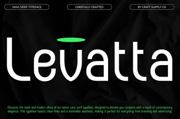 Levatta – Contemporary Sans