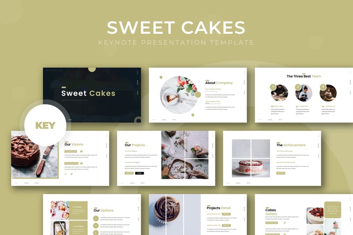 SweetCakes - Keynote Template