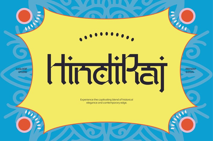 Hindi Raj - Festive Indian Devanagari Traditional