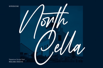 North Cella Signature Script Font