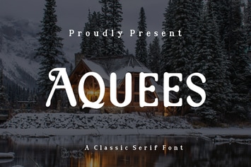 Aquees - A Classic Serif Font