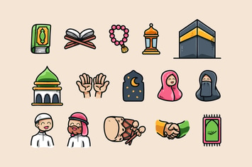 Islamic Icon Set