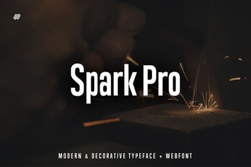 Spark Pro - Decorative Typeface + WebFont