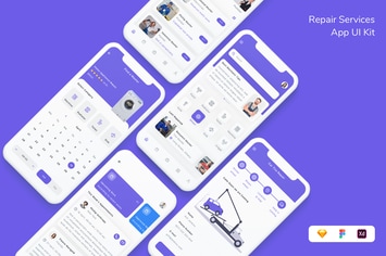 Repair Services App UI Kit