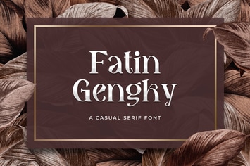 Fatin Gengky - Casual Serif Font