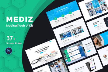 Mediz Medical Web UI Kit