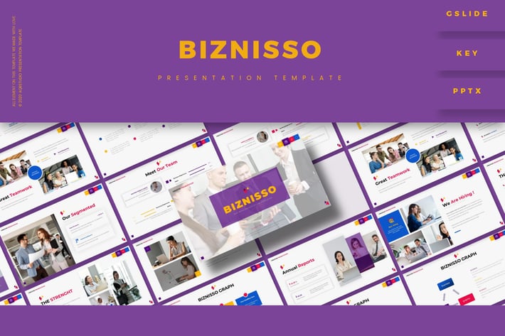 Biznisso Presentation Template