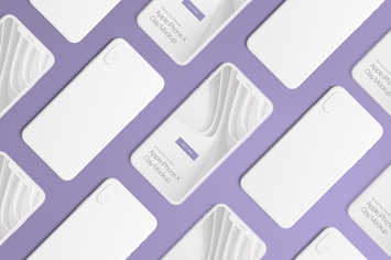 iPhone X Mockup Clay Version