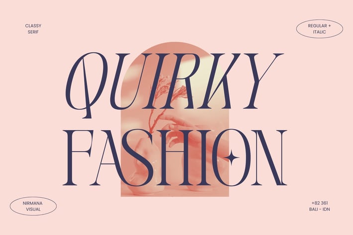Quirky Fashion - Logo Font