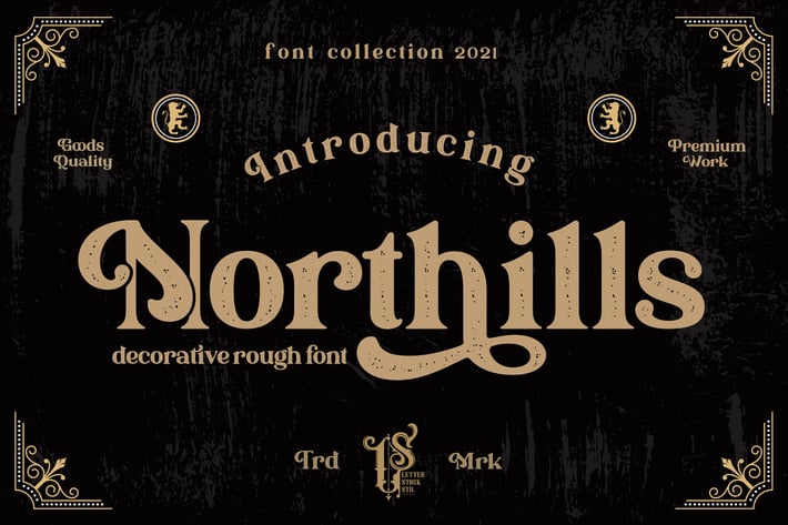 Northills | Retro Rough Font