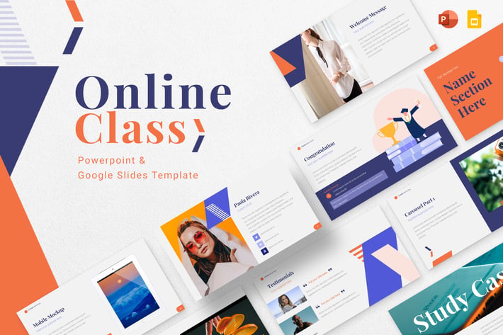 Online Class Presentation Template
