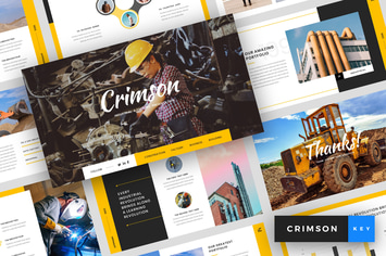 Crimson - Industrial & Factory Keynote Template
