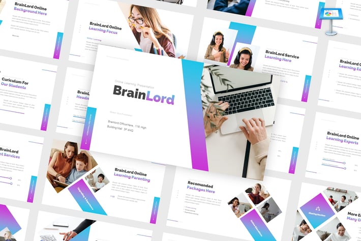 BrainLord - Online Learning Keynote Template