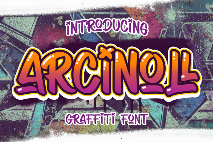 Arcinoll - Graffiti Font