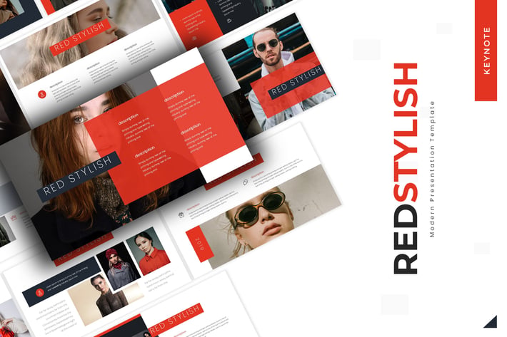 Red Stylish - Keynote Template