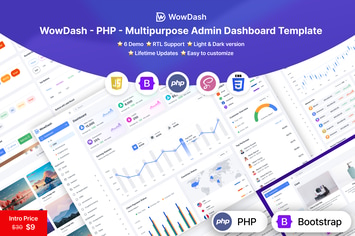 WowDash - PHP - Multipurpose Admin Dashboard 