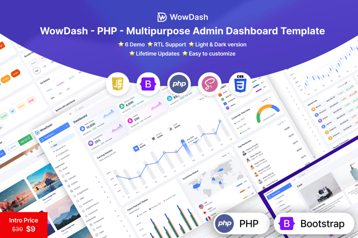 WowDash - PHP - Multipurpose Admin Dashboard 