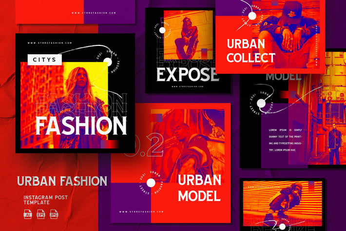 Dark Urban Fashion - Instagram Post