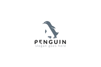 Simple Penguin Logo