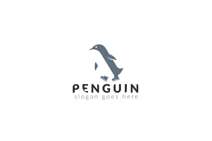 Simple Penguin Logo