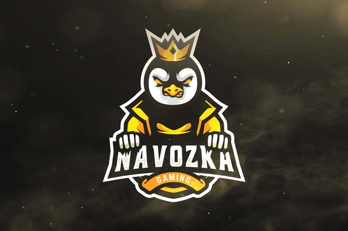Penguin King Sport and Esports Logos